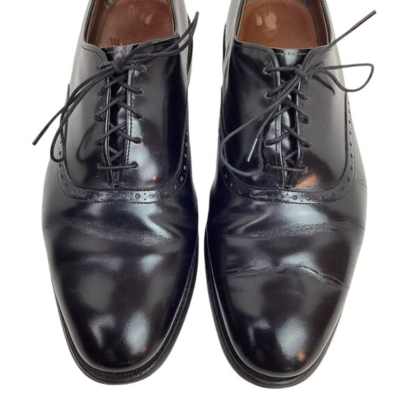 Allen Edmonds Danbury Leather Oxford Dress Shoes Mens 9D Black - Picture 3 of 12